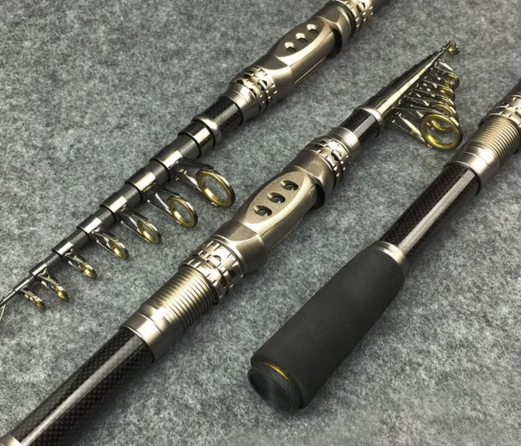 Albacore Золотая телескопическая удочка складная длина ниже 50 см | Спорт и