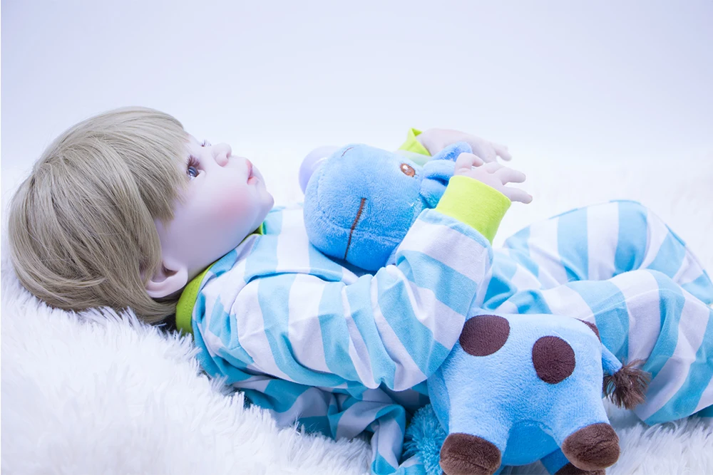 22 &quotвысокое качество силиконовые восхитительные реалистичные мальчик Bonecas Baby