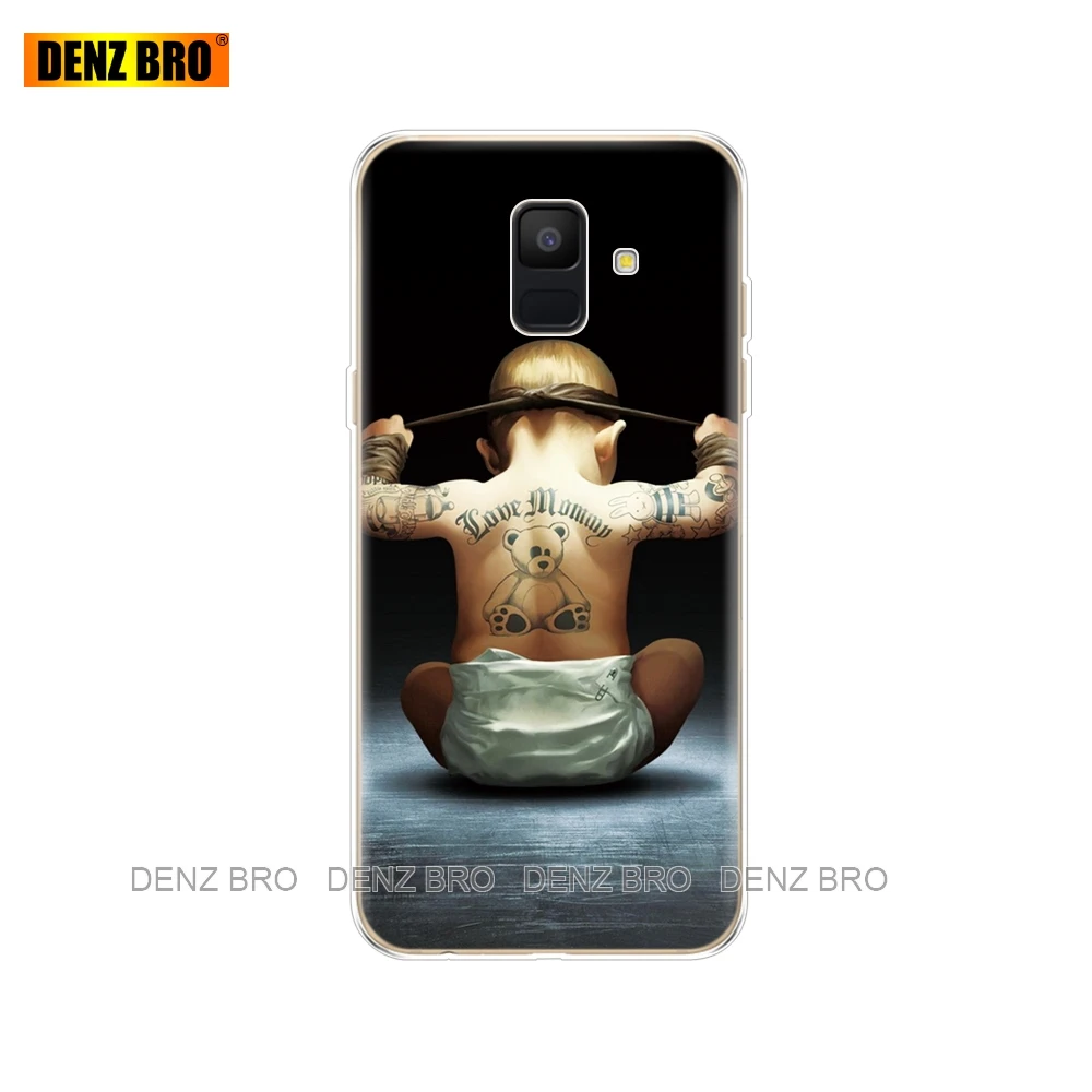 61787 Для samsung Galaxy A6 чехол Dual SIM SM A600 A600F для samsung A6 plus A605 A605F чехол с рисунком защитный чехол бампер - Цвет: 61787