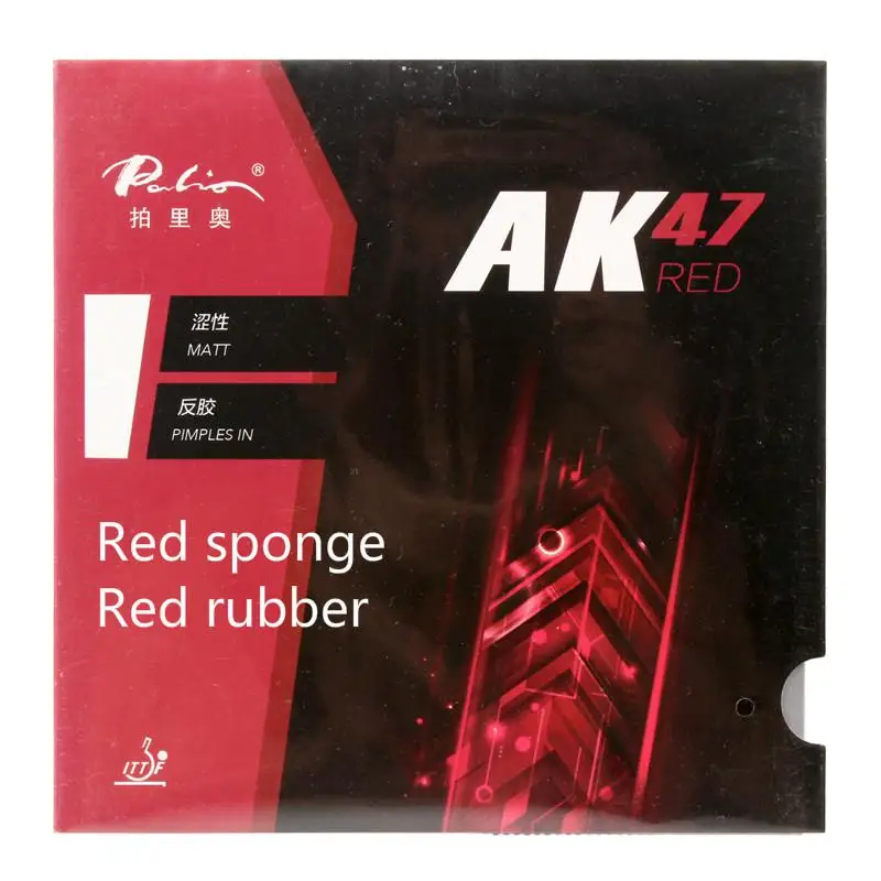 Palio AK 47 AK47 AK-47 Пипса из резины с губкой для пинг понга, резина для ракетки для настольного тенниса 2,2 мм ракетка для пинг понга - Цвет: Red sponge red