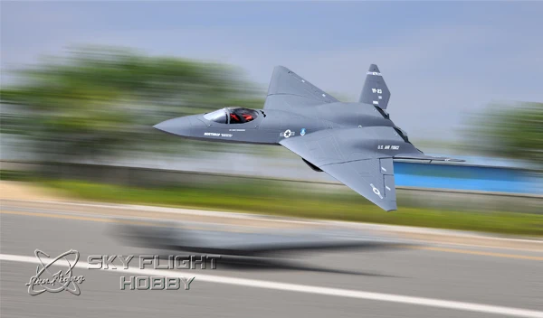 Модель LX Skyflight Hobby RC EDF Jet YF 23 YF23 Twin 70 мм PNP Upgrade|Радиоуправляемые самолеты| |