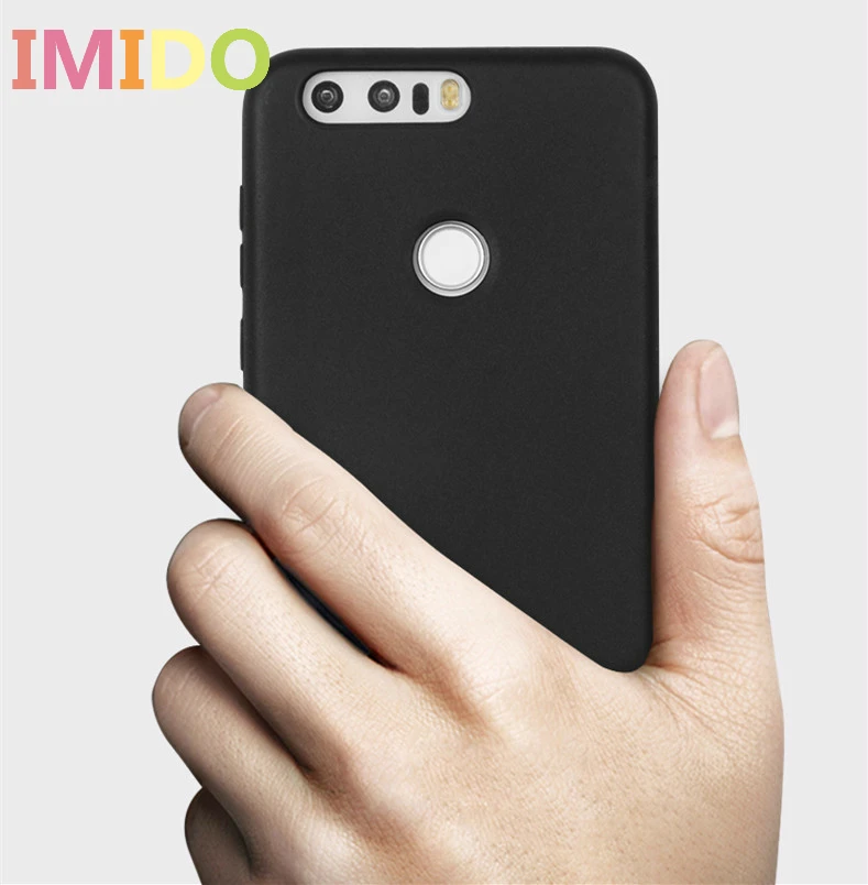 IMIDO высокое качество 2017 популярный черный Силиконовый ТПУ чехол s для huawei Y3 II NOVA ON5