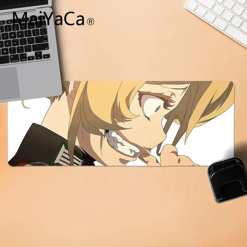 MaiYaCa Non Slip PC Youjo Senki Large Mouse pad Computer mat Durable Rubber Mat Pad Gaming | Компьютеры и офис