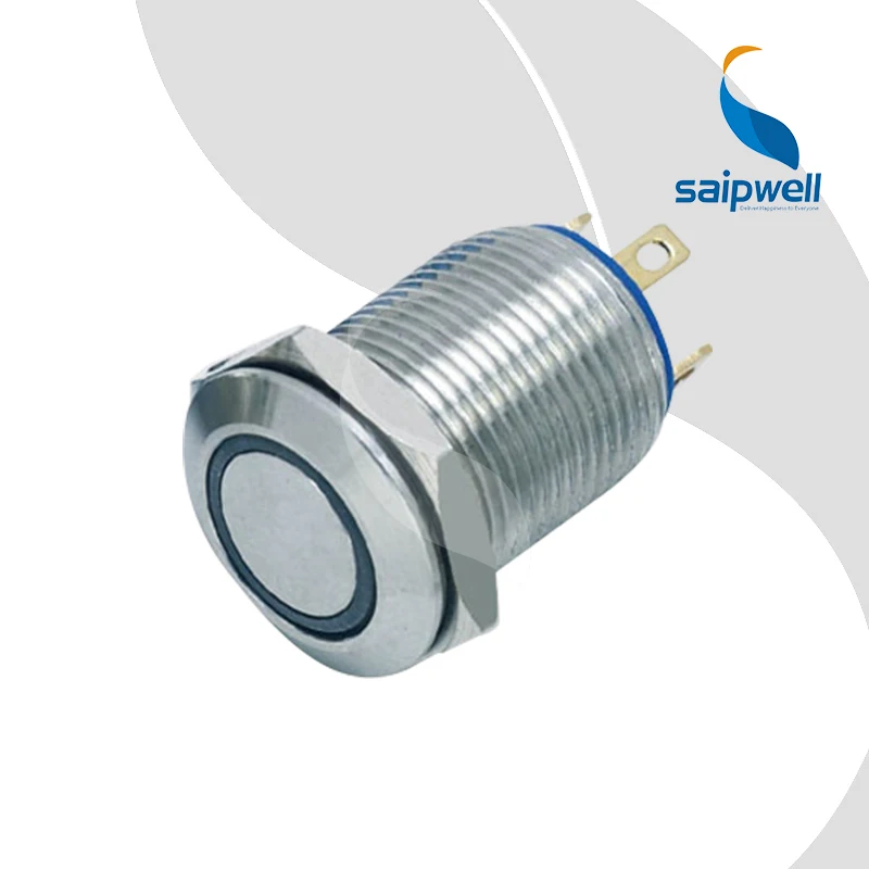 Водонепроницаемый IP67 миниатюрный кнопочный переключатель/металлический