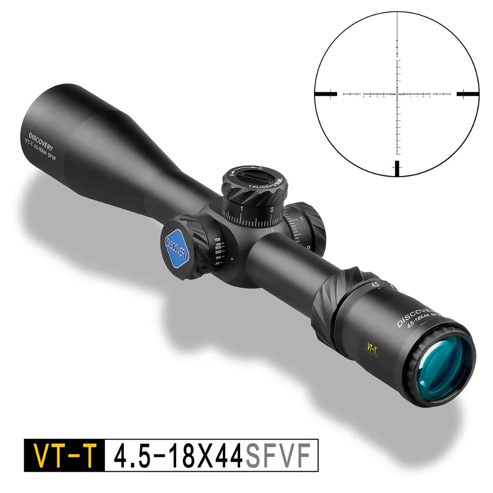 Открытие охотничий прицел VT-T 4 5-18X44 SFVF FFP С дальномер Reticl специальный чехол для