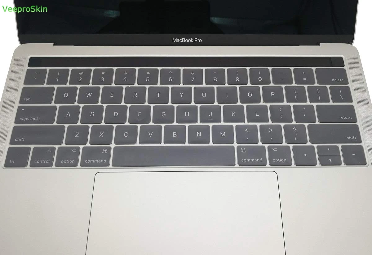 Силиконовый защитный чехол для клавиатуры MacBook Pro с сенсорной панелью 13 и 15 дюймов