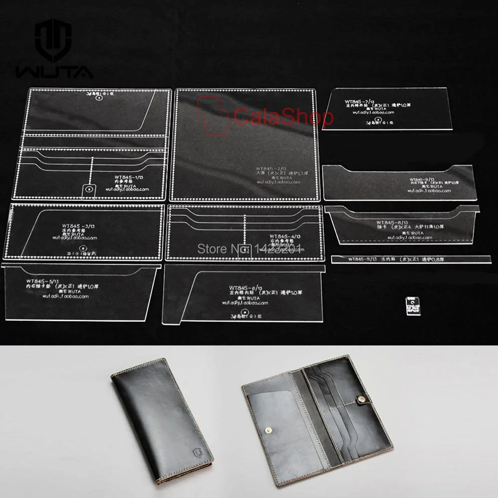 Акриловый шаблон 1 компл./Лот прозрачный оргстекло кожа искусственная набор