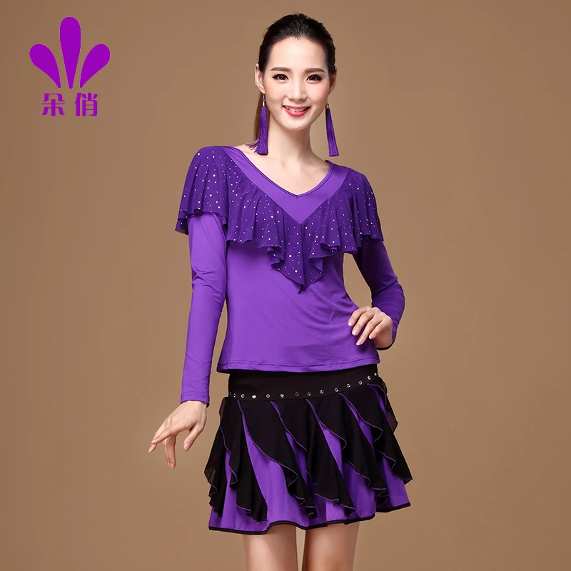 Новый костюм для пожилых людей большого размера танцевальное платье женская