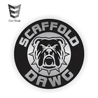 Жесткий колпак для строительных лесов, 12x12 см, наклейка на шлем, наклейка с надписью