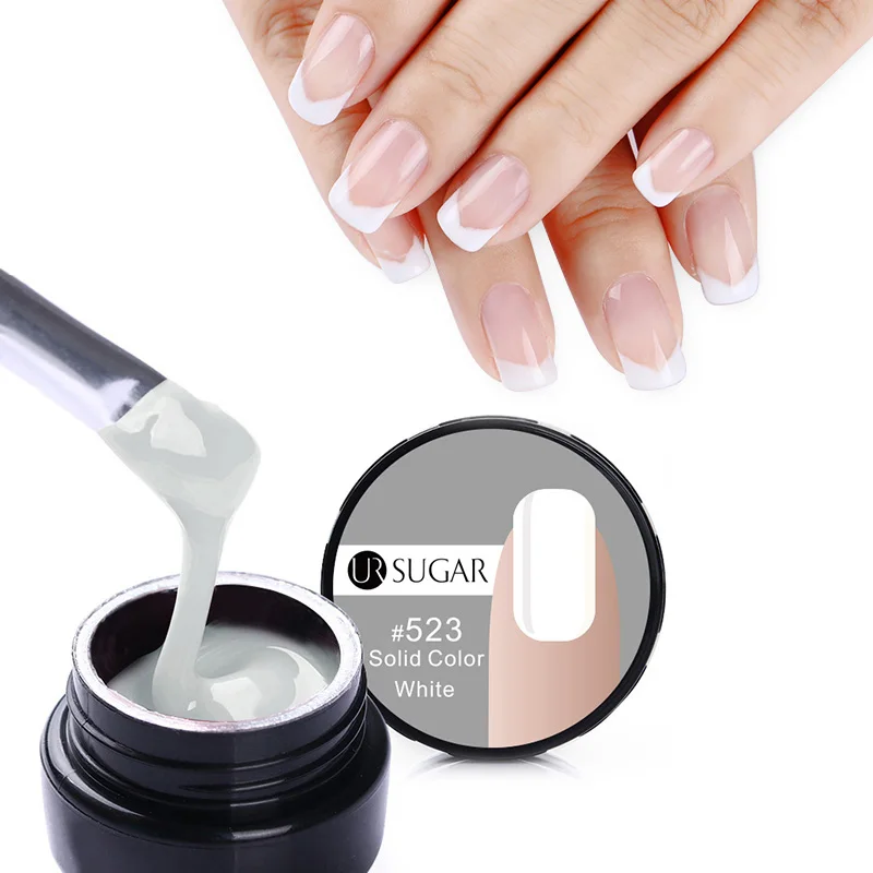 Ur Sugar прозрачный розовый строительный УФ-гель для наращивания ногтей УФ-Гель-лак для ногтей Полупостоянный Гель-лак для ногтей