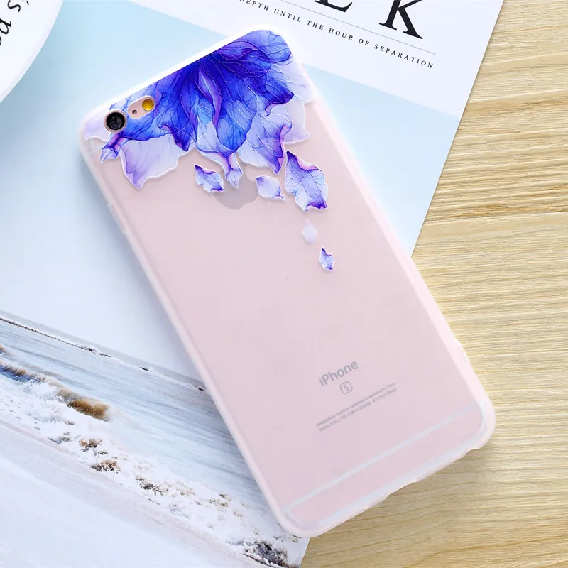 DS-LOVEHUI Pattern TPU case For iphone X 7 8 7/8 plus 5 5s SE Case Ultra-thin Scrub Silicone Phone Cases 6 6S Plus |