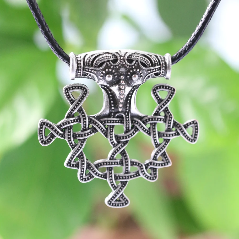 Ожерелье амулет LANGHONGNorse скандинавский кулон в виде молота Тора|necklace test|necklace jewelry