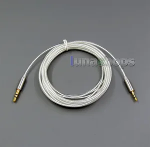 1.2m 2m 3m 3.5mm To 2.5mm OCC Silver Plated Earphone Cable For Headphone Headphone On ear  LN006058