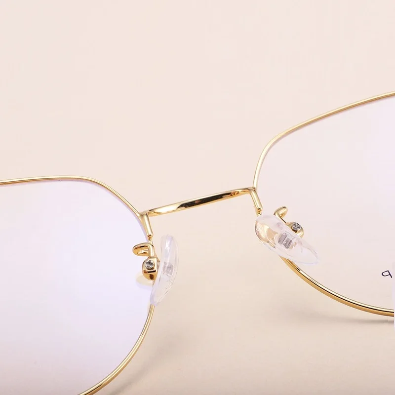 Женские очки с кошачьими ушками в ретро стиле антисиние титановые оправе