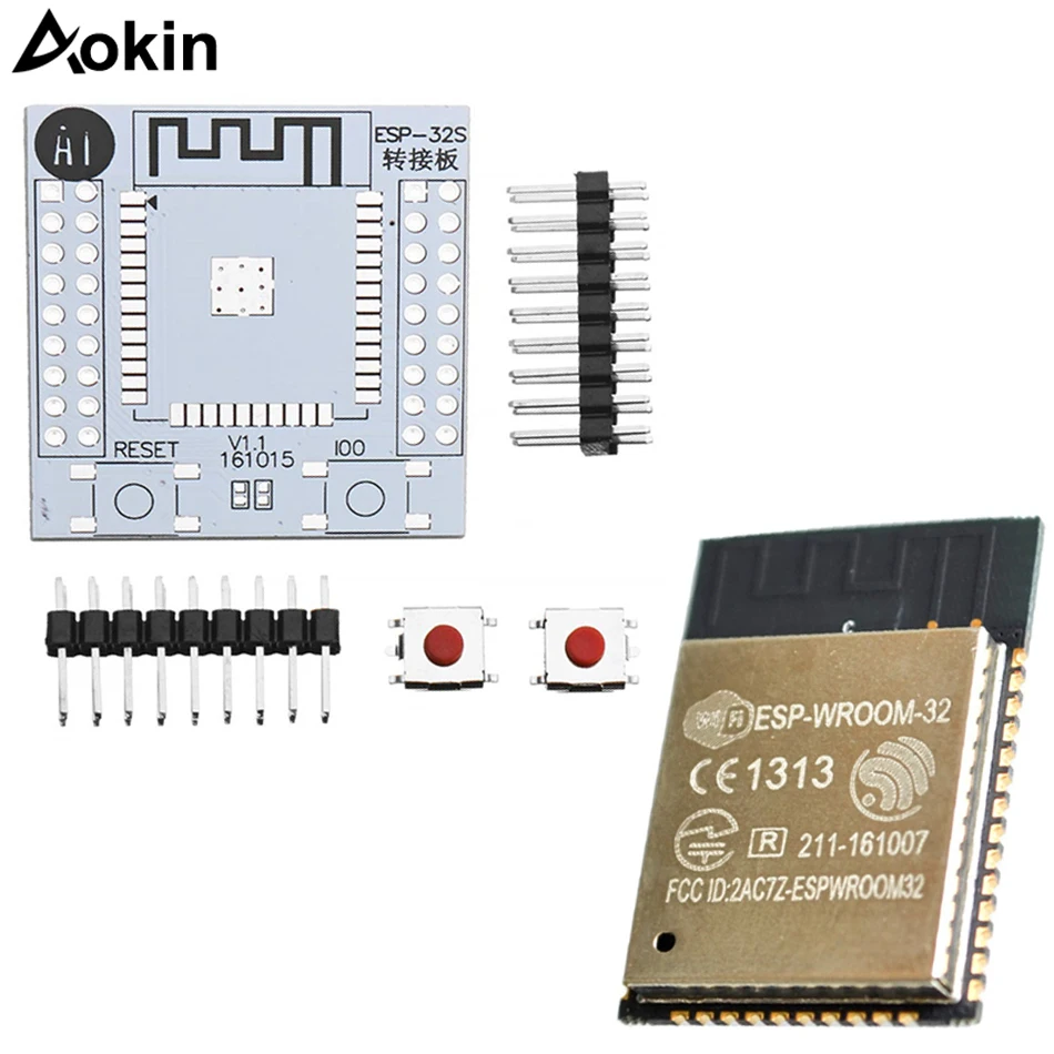 ESP32 ESP WROOM 32 беспроводного доступа Wi Fi Интернет вещей Wlan BLE модуль + 32S плата