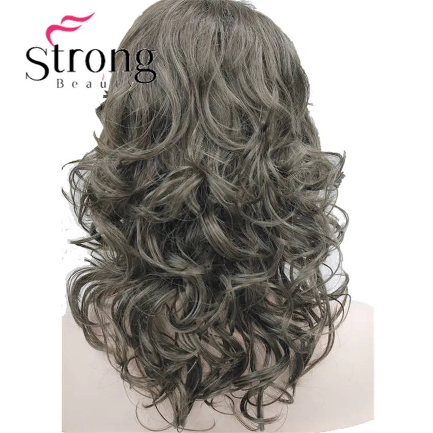StrongBeauty 1" длинный волнистый светильник коричневый высокий светильник ed полный синтетический парик выбор цвета