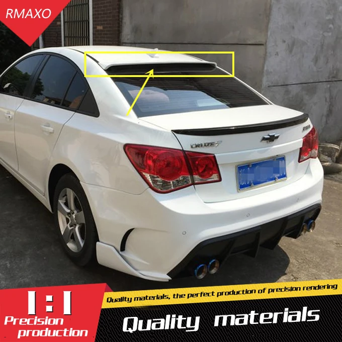 Для Chevrolet Cruze крыши надрезаемая подкладка, abs Материал заднего крыла первоклассника Цвет задний спойлер для Chevrolet спойлер Cruze 2010