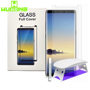 uv full glue screen protector for samsung note 20 ultra s10plus s20 note10 plus tempered glass mate 30 pro uv liquid p30 p40 pro free global shipping