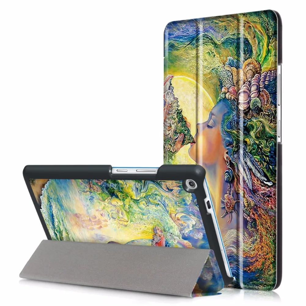 Популярный чехол из искусственной кожи чехол для lenovo TAB3 Tab 3 7 Plus 7703 7703x TB-7703X TB-7703F 7,0 чехол для планшета+ защита экрана+ стилус