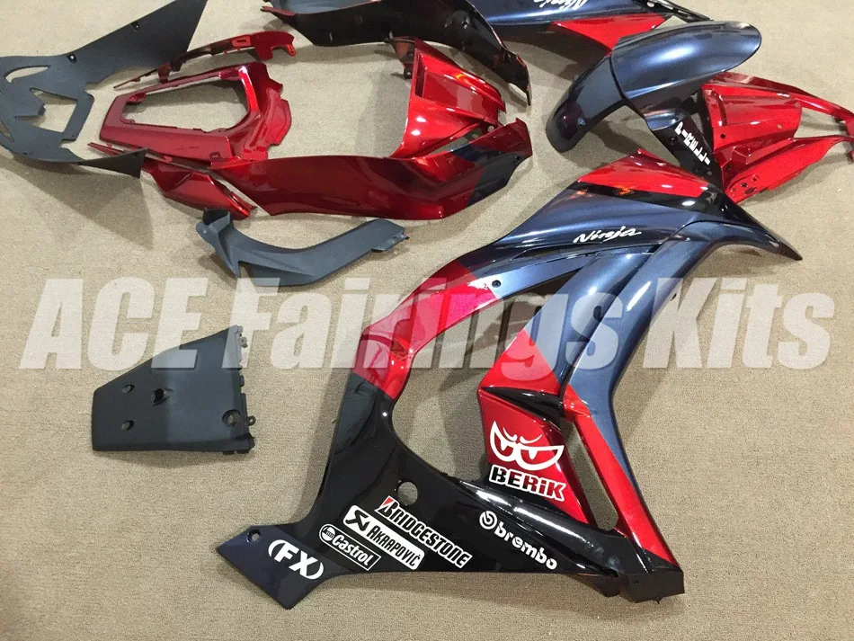 Новый комплект обтекателей из абс-пластика для kawasaki Ninja ZX-10R ZX10R 2011 2012 2013 2014 2015 11 12 13