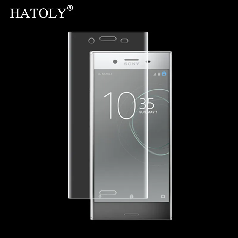 2 шт стекло для Sony Xperia XZ Премиум Закаленное протектор экрана ультра тонкий полный
