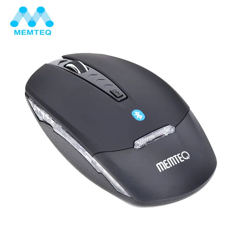 Memteq Беспроводной Мышь эргономичный светодиодный мини Bluetooth оптический Мыши