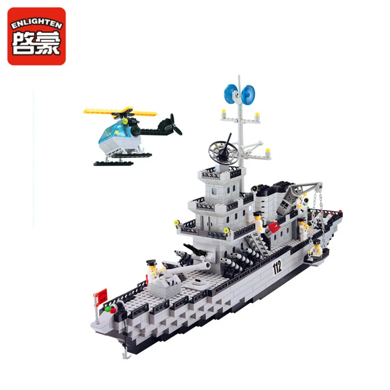 ENLIGHTEN 112 970 шт военные армейские боевые крейсеры | Игрушки и хобби