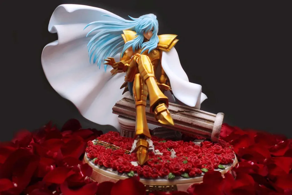 Модели поклонников INSTOCK ST Seiya gold ST 27 см LOST CANVAS Pisces Albafica/Arubafika GK статуя из смолы фигурка для коллекции