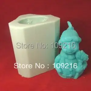 Оптовая продажа! 3D замороженный Снеговик (LZ0017) силиконовая форма для свечей