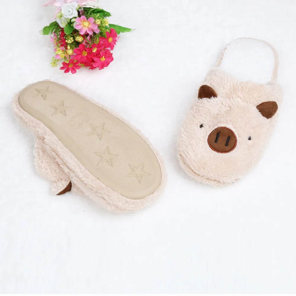 Симпатичные тапочки для женщин зима 2021 женская обувь мягкие домашние в полоску - Фото №1