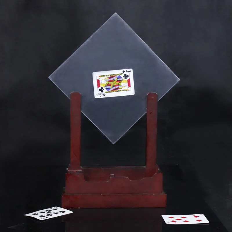 Высококачественная карта Делюкс в стекло каркас для карт волшебные трюки