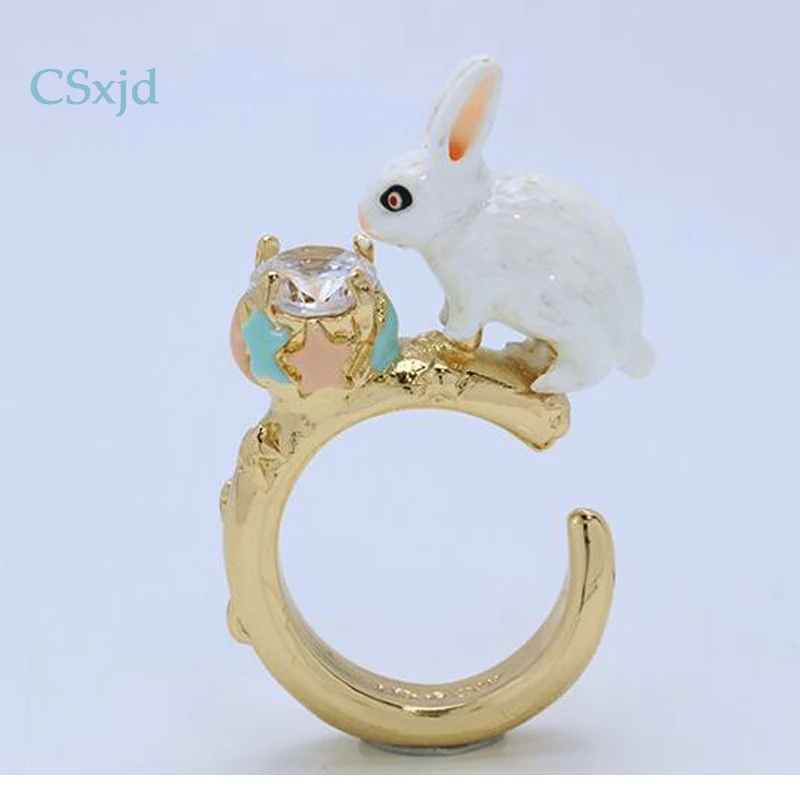 CSxjd новый продукт распродажа роскошное модное кольцо милый маленький белый