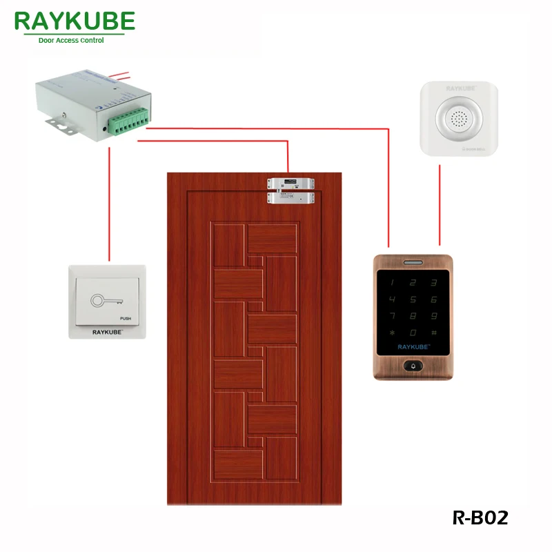 RAYKUBE домофоны для система контроля допуска к двери электронного дверного замка R