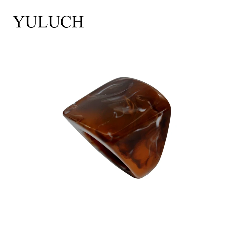 YULUCH, натуральный камень, кольца, красивое зерно, для женщин и мужчин, кольца из дерева, модные украшения для свадьбы, вечерние, уникальный дизайн