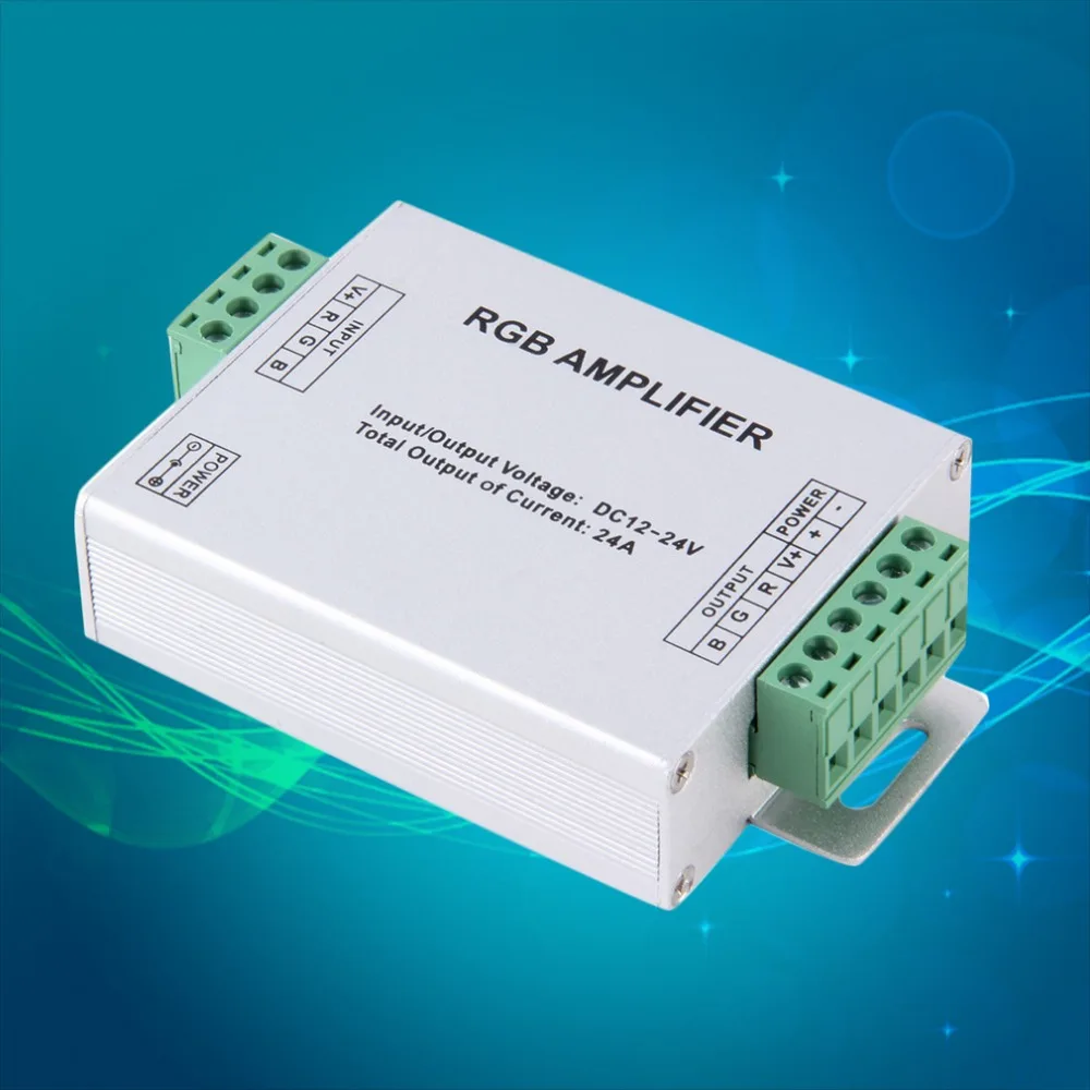 4A Amplifier Repeater for Extend Signal LED 5050 3528 RGB Strip Light DC12-24V Power Console Controller | Освещение