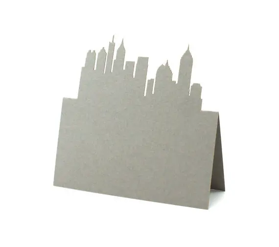 Атланта Джорджия городской пейзаж свадебные подставки палатка открытки