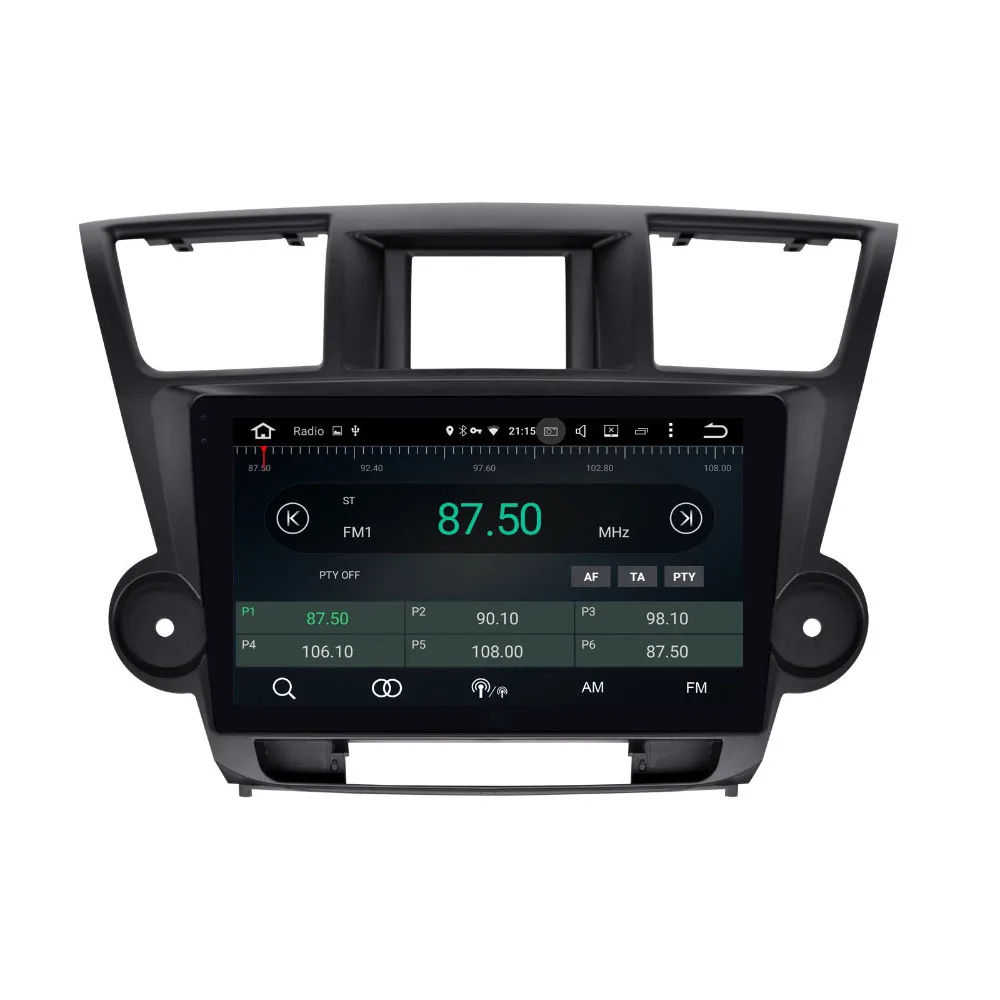Android 8 1 плеер PX5 10 &quotIPS сенсорный экран DSP автомобильное радио для Toyota Highlander 2009 2014 GPS
