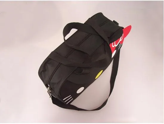 Клатчи Hello Kitty большая Повседневная Сумка-тоут для путешествий женская кожаная