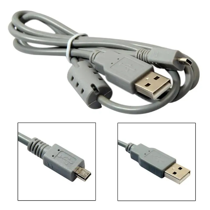 5 шт./лот 2 шт./лот USB 8 Pin кабель синхронизации данных Шнур для Nikon для sony камеры Cybershot 1 м кабель подключается для цифровой камеры