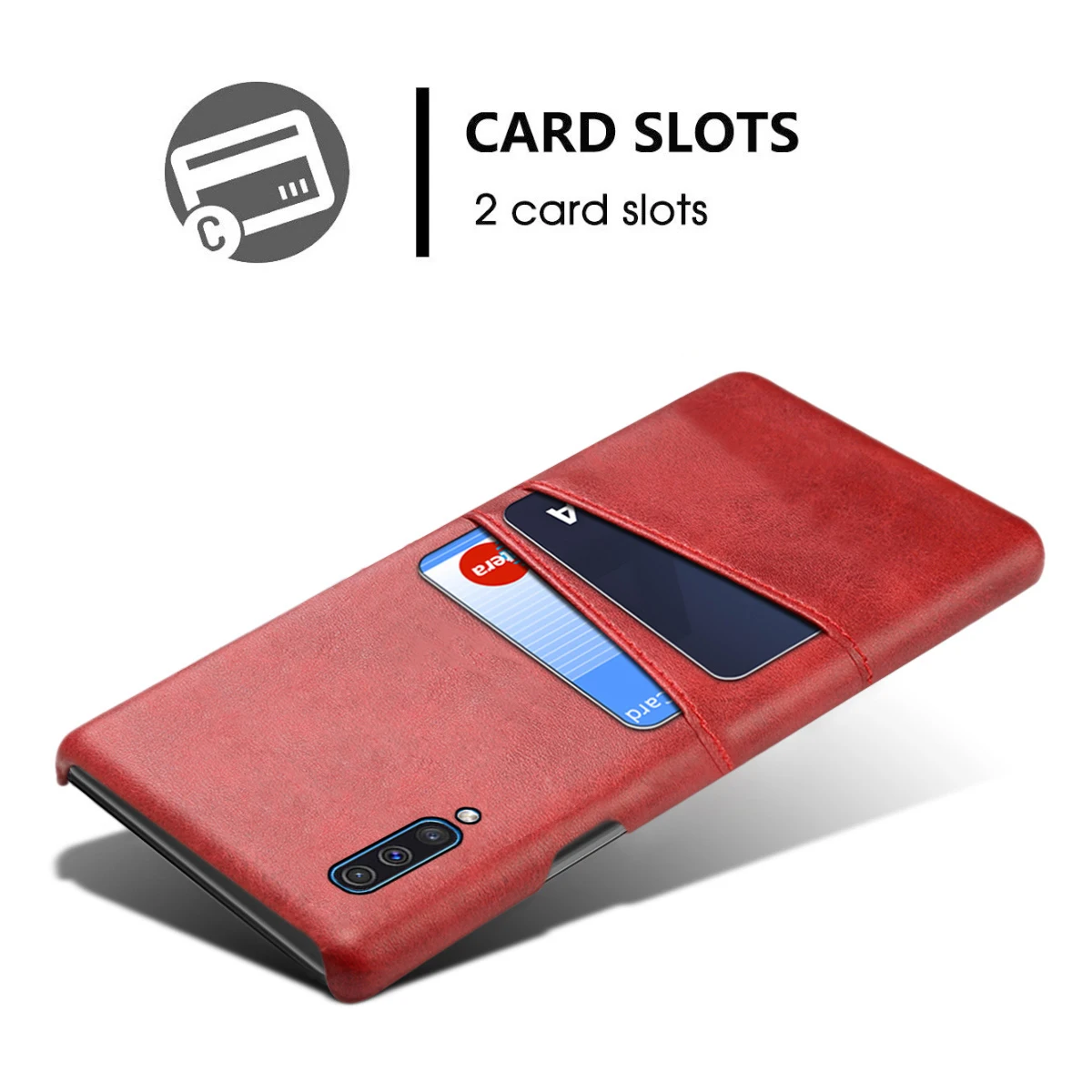 Retro PU Leather Card Slots Wallet Case For Samsung Galaxy A80 A60 A50 A40 A30 A20 A10 Matte Hard PC Back Cover A20e |