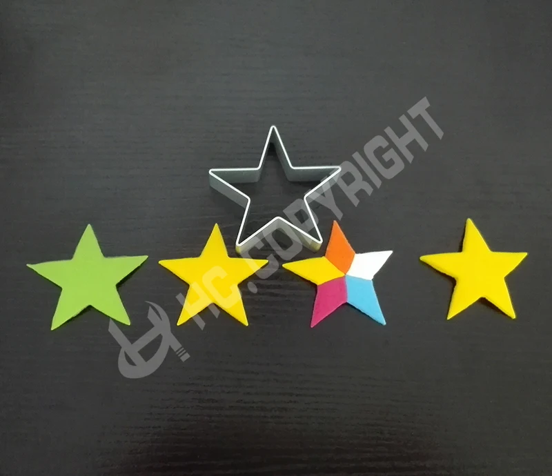 В форме рождественской звезды резак для печенья шоколадное желе Кондитерские