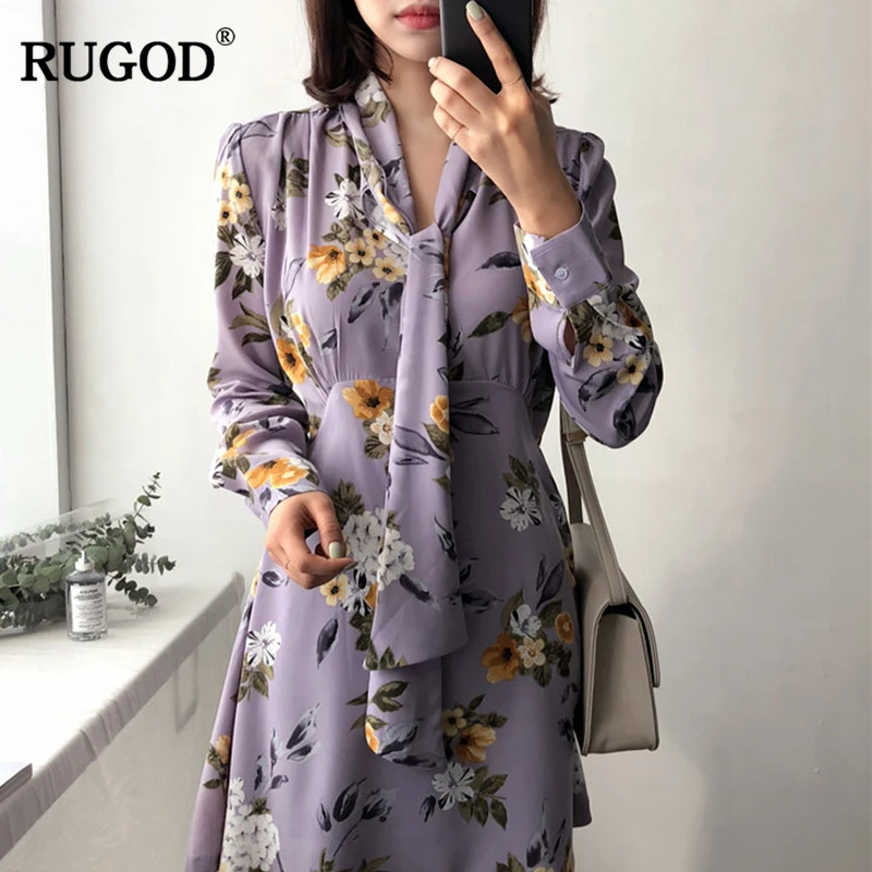 RUGOD повседневное женское платье 2019 Весна Лето Осень для вечеринки бодикон