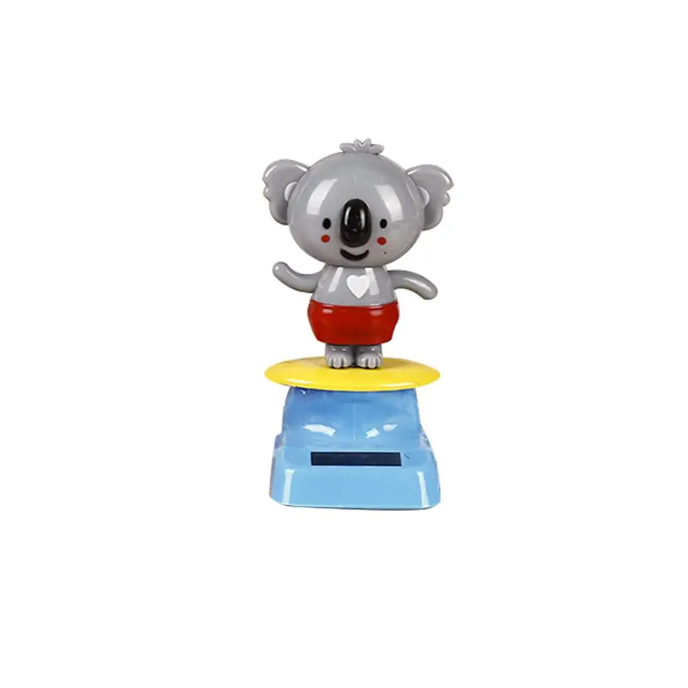 Koala Украшение автомобиля игрушка на солнечных батареях танцы животное кошка коала качели анимированные Танцующая игрушка Подарки Творческий дом мультфильм детская игрушка - Цвет: Koala