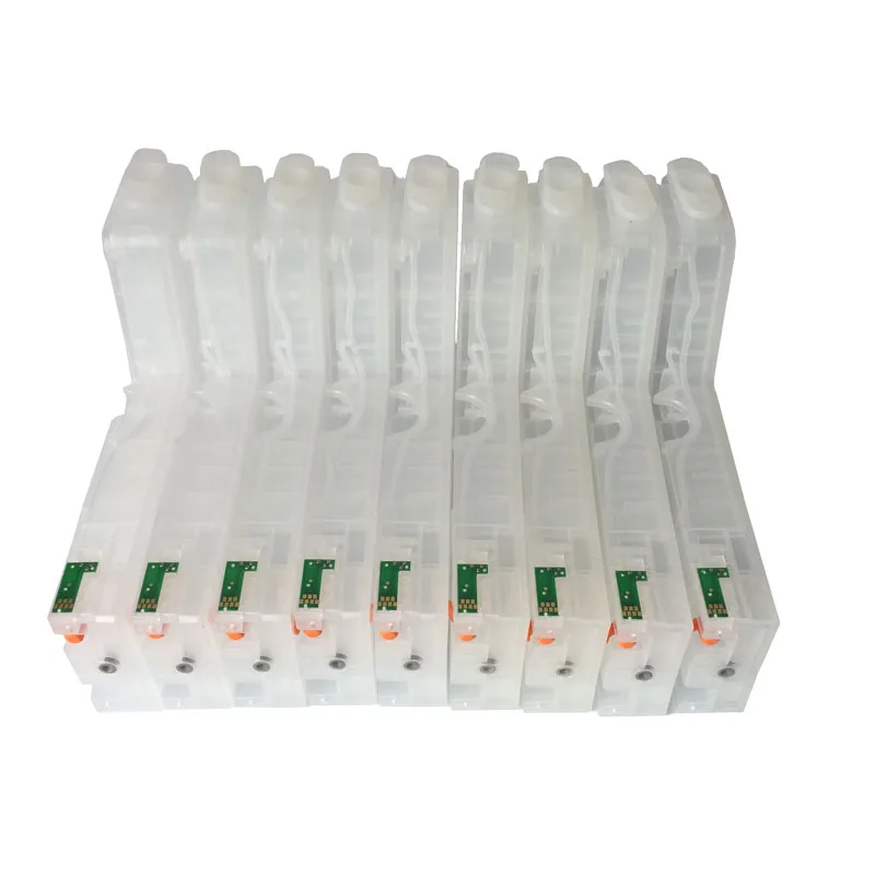 9 шт. 280 мл T5801 T5809 многоразовые картриджи пустые для epson 3800 3805 3880 широкоформатный