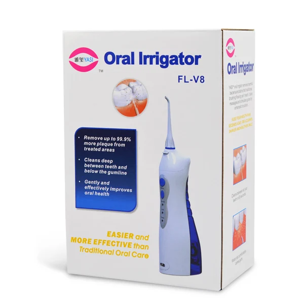 YASI FL V8 перезаряжаемый водоструйный Flosser портативный водопроводный Палочки