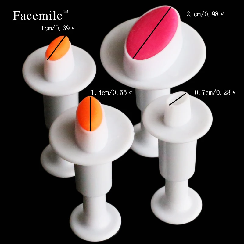 Facemile 16 шт. пластиковые фрезы для печенья квадратные круглые сердца овальные