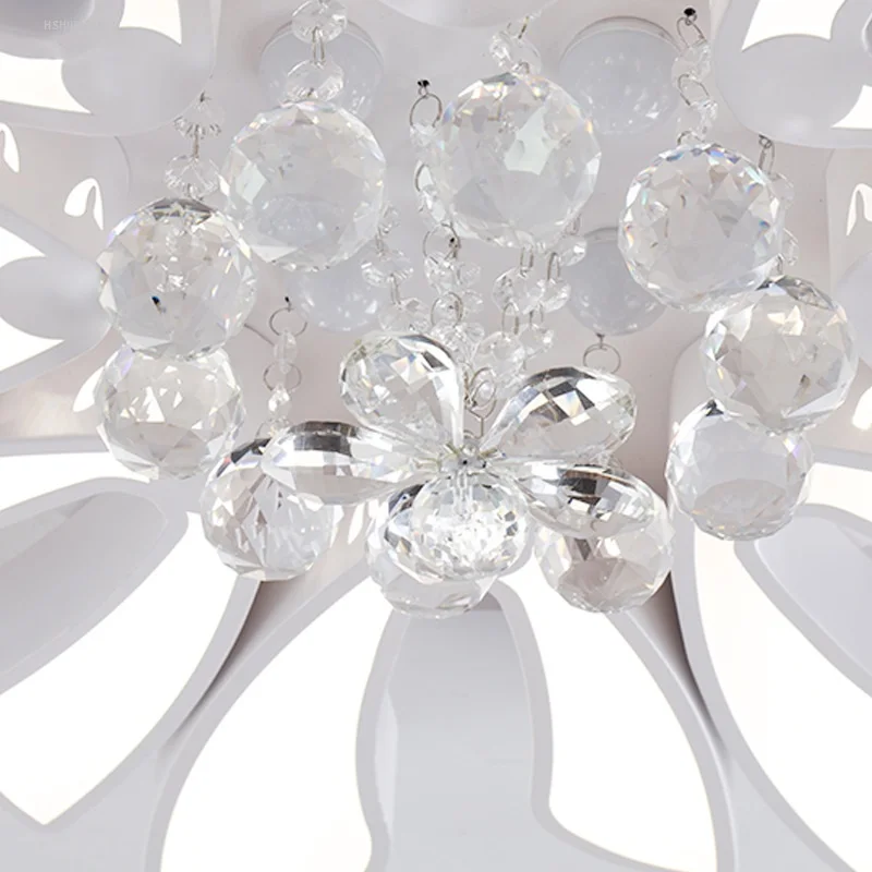 Светодиодная акриловая потолочная лампа из кованого железа особой формы может