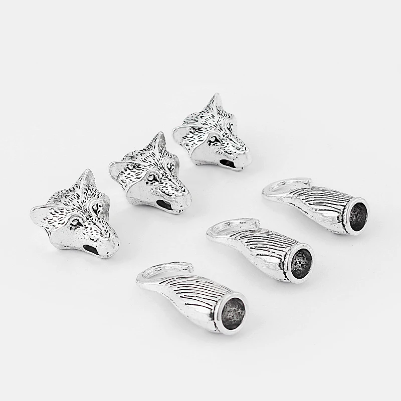 3 комплекта заглушки для браслета 8 мм|jewelry findings|end capsround leather cord |