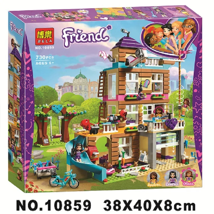 10859 друзья 730 шт. игрушки для детей девочек серии дружбы дом набор строительных блоков Кирпичи Детские подарки совместимы