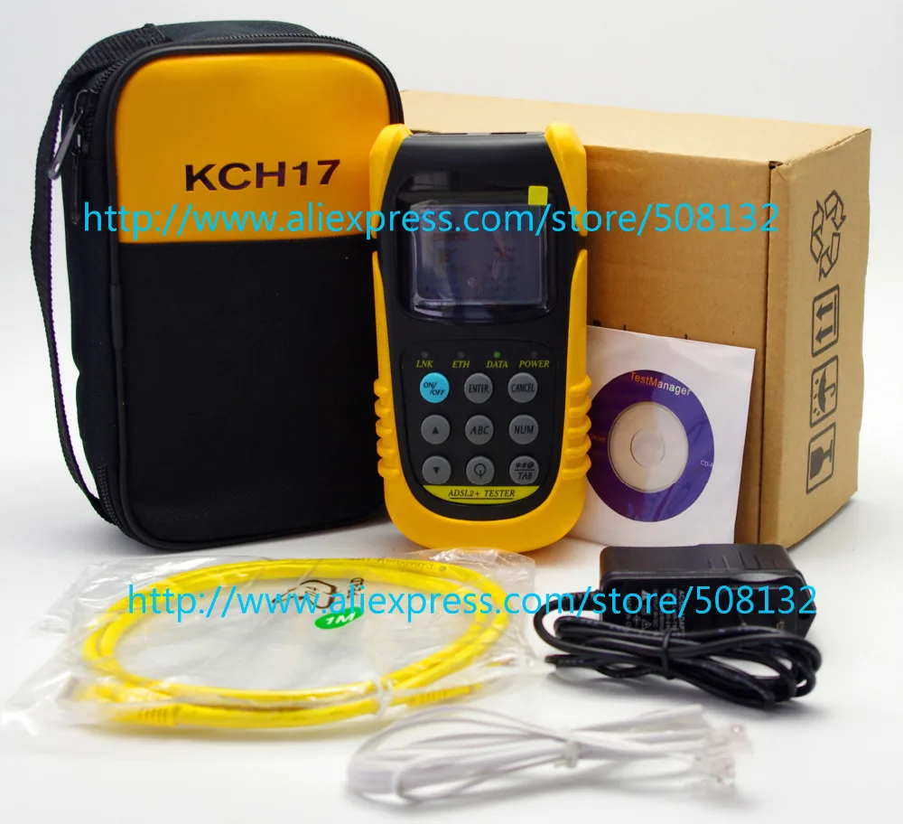Бесплатный мягкий чехол KCH17 TLD801C тестер ADSL ADSL2 + многофункциональный DMM